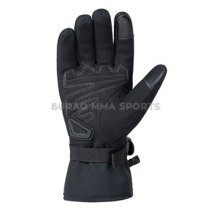 Gants de moto en cuir personnalisés avec fibre de carbone, imperméables pour l'hiver, unisexes - Product Image 5