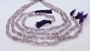 Natural Pink <b>Amethyst</b> Oval Beads 6x8MM Carved Gemstone Beads 13 Inch Strand Wholesale Bulk <b>Amethyst</b> Beads For Jewelry Making - Product Image 5