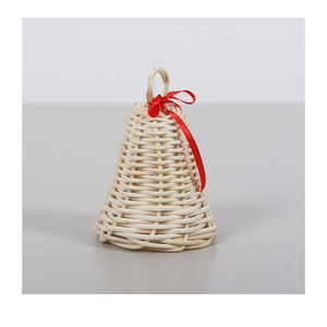 2026 New Rattan Christmas Bell Hanging Decoration Handmade Natural Wicker <b>Tree</b> <b>Ornament</b> Home Decor - Product Image 2