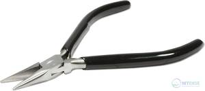 คีมปากแหลมสแตนเลส ปลายแหลมพิเศษ ขนาด 4.5 นิ้ว ด้ามจับ PVC พร้อมสปริงคู่ สำหรับงานเครื่องประดับ สร้อยข้อมือ - Product Image 5