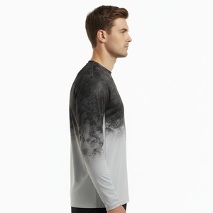 Camisa de pesca con botones a presión, forro de malla, protección solar y ajuste funcional para pescadores que pasan largas horas bajo la exposición solar. - Product Image 3