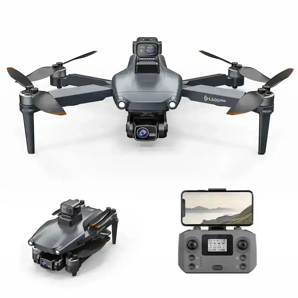 L600 Pro Max Professional Brushless 4K Dual Camera Drone 5G Technology Remote Control with Obstacle Avoidance for Prosumers