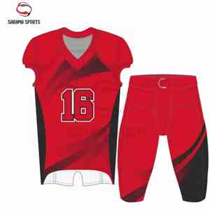 Vente en gros directe du fabricant, uniforme de football américain personnalisé avec logo, nouveau style, ensembles XL, meilleur matériau, design populaire - Product Image 1