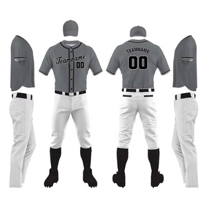 Maillot de baseball en polyester respirant sur mesure, séchage rapide, uniformes d'équipe, vêtements de sport personnalisés pour le marché des clubs américains - Product Image 6