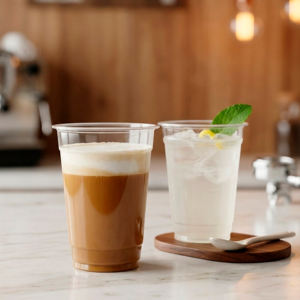 Vasos de Plástico Desechables de Alta Calidad, de Pared Simple, PP/PET, 95 mm, Tamaños 16/20/24 oz, para Bebidas Frías, Café Helado, Jugo, Té - Product Image 1