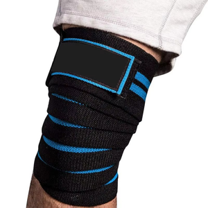 Wholesale Customizable Polyester <b>Knee</b> Brace Adjustable <b>Compression</b> <b>Knee</b> Guard with Logo Flexible Protective Type - Product Image 2