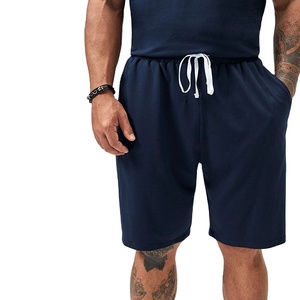 Nouveaux ensembles de shorts décontractés pour hommes d'été, respirants, avec t-shirt à manches courtes et shorts, ensemble uni en coton, vêtements de marque pour hommes, ensembles 2 pièces - Product Image 2