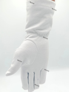 ถุงมือผ้าฝ้ายสีขาวสำหรับผู้ชาย ถุงมือสำหรับชุดพิธีการ ถุงมือสำหรับขบวนพาเหรด ถุงมือสำหรับทีมเกียรติยศ ถุงมือสำหรับชุดทักซิโด้ - Product Image 3