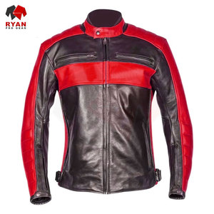Vestes en cuir sur mesure pour hommes, couleurs unies, logos personnalisés, grandes tailles, vestes respirantes de Ryan Pro Gear - Product Image 3