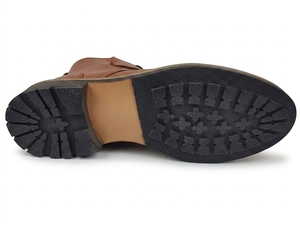 Botas Chukka Dlords Grant Brown de Cuero Genuino, Altura al Tobillo, Punta Redonda, Cierre con Cordones, Suela de Goma, Entresuela de EVA, Transpirables, para Todas las Temporadas - Product Image 5
