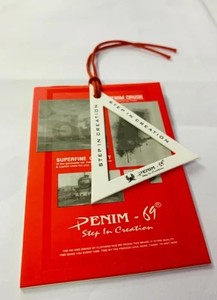 CrossHem Custom Recycled Rectangular Cloth Garment <b>Tags</b> Matte Finish Printed Label for Bags & Shoes Clothing Made in India - Product Image 6