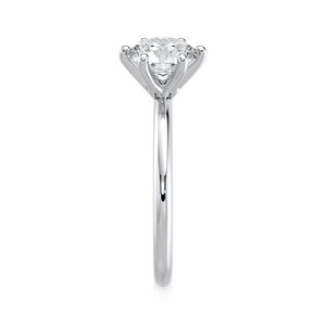 Anillo de Compromiso Solitario con Diamante Cultivado en Laboratorio de Corte Redondo, Oro Amarillo de 10 Quilates, Certificado IGI, 6 Puntas, Joyería para Fiesta de Bodas, Regalo para Ella - Product Image 2