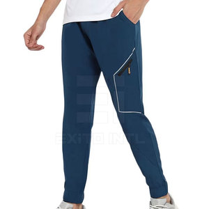 Men's Straight Casual <b>Trousers</b> with Side Pockets Breathable 100% Cotton Lightweight Workwear for Custom Wear - Product Image 5