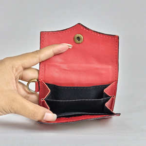 Cartera de Mujer Estilo Western de Cuero Genuino con Diseño Floral Grabado a Mano y Patrón a Cuadros, Modelo 2026 - Product Image 5