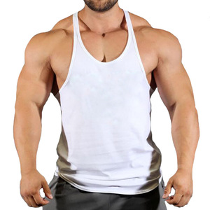 เสื้อกล้ามผู้ชายแบบ Racerback แขนกุด สำหรับออกกำลังกาย ฟิตเนส เนื้อผ้านุ่ม ยืดหยุ่น น้ำหนักเบา ระบายอากาศดี เหมาะสำหรับการฝึกซ้อมและสวมใส่ลำลองในฤดูร้อน - Product Image 3