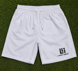 Shorts de Baño Blancos Personalizados para Hombre, de Secado Rápido, con Cintura Elástica y Cordón Ajustable |   Pantalones Cortos de Playa Ligeros con Bolsillos OEM ODM - Product Image 6