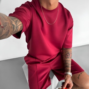 ชุดวอร์มคุณภาพสูงจากผู้ผลิตชั้นนำ แขนสั้น ดีไซน์ใหม่ เสื้อยืดผู้ชายผ้าฝ้าย 100% ระบายอากาศได้ดี เหมาะสำหรับฤดูร้อน - Product Image 5