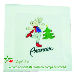 Serviettes de cocktail brodées de produits chauds frais du Vietnam pour les fêtes - Product Image 5
