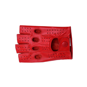 New Arrival Red Black Pure Leather Fashion Driving Dressing Gloves Sheep Skin Leather Dressing Gloves Brown Sheepskin Leather - Product Image 2