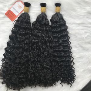 Unprocessed Burmese, Water Curly Bulk Human <b>Hair</b> Extension Virgin Cuticle Aligned <b>Hair</b> Vietnamese Raw <b>Hair</b> - Product Image 4