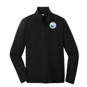 Sweat-shirt à col zippé léger noir pour homme Jack and Jill, décontracté, athlétique, respirant, pour un usage quotidien - Product Image 1