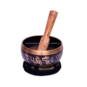 Bol chantant himalayen avec maillet et coussin disponible en plusieurs tailles à prix raisonnable - Product Image 6