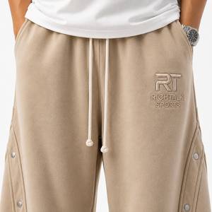 Hot Selling Factory Price High Quality <b>Men</b> Lightweight Casual Mid Wide Leg <b>Trouser</b> Quick Dry Breathable Winter - Product Image 4