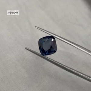 2026 Espinela Azul Natural, Corte Cojín Cuadrado, Tamaño Libre, 4.04CT, Grado 3A, Gema Suelta para Anillos, Colgantes, Pendientes y Fabricación de Joyas - Product Image 1