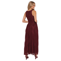 Robe longue à imprimé floral pour femmes, robe décontractée d'été