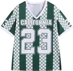 Camiseta de Fútbol Americano para Hombre, Nueva Colección 2026, de Secado Rápido, Corte Cuadrado, Malla Personalizada, con Mangas Cortas - Product Image 5