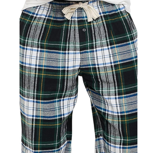 Pantalon de pyjama en flanelle pour homme de haute qualité, décontracté, en coton et polyester, léger, taille mi-haute avec cordon de serrage, été, écologique, séchage rapide - Product Image 4