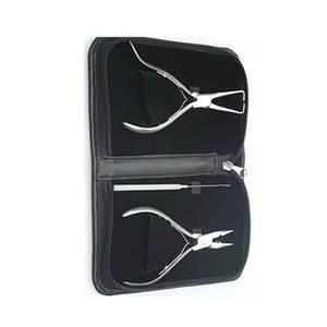 Kit de pinces pour extensions de cheveux à prix raisonnable, en acier inoxydable, outils professionnels pour l'installation et le retrait des extensions de cheveux - Product Image 2
