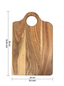 Tabla de Cortar Rectangular Premium de Madera de Acacia Natural House con Asa - Product Image 2