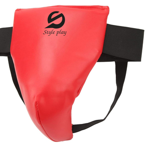 Protector Inguinal de Alta Calidad Ajustable de Cuero PU para Karate, Boxeo y MMA con Cinturón Ajustable Ligero - Product Image 1