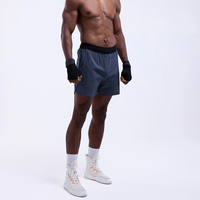 Shorts de sport décontractés pour hommes 2026, écologiques, couleur unie, séchage rapide, taille élastique, taille mi-haute, en polyester, pour l'entraînement