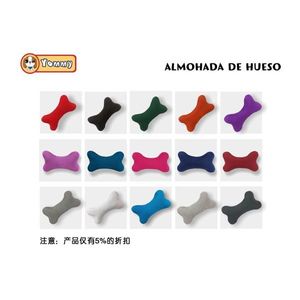Yommy Bone-Shaped <b>Pet</b> <b>Pillow</b> Multicolor Soft Cushion for Dogs Cats - Product Image 1