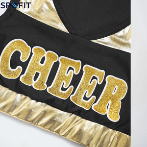Concevez vos propres uniformes de cheerleading personnalisés de qualité supérieure, imprimés, sur mesure, en taille plus, sublimés, en gros - Product Image 5