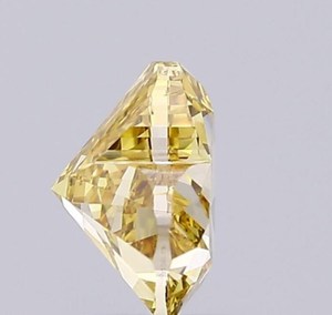 เพชร CVD สีน้ำตาลเหลืองทรงหัวใจ น้ำหนัก 3.01 กะรัต ผลิตในห้องปฏิบัติการ รับรองโดย IGI สำหรับทำเครื่องประดับ แหวน และต่างหู - Product Image 2