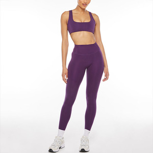 Wholesale Fitness Workout Active Leggings Set for Women <b>Yoga</b> - Product Image 2