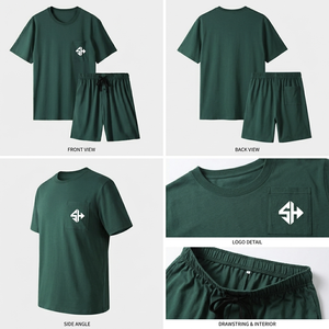 2026 New Arrival High Quality Men's Shorts Seta 100% Cotton High Street Casual Wear Summer Outdoor Outfit Wear Shorts <b>Sets</b> - Product Image 5