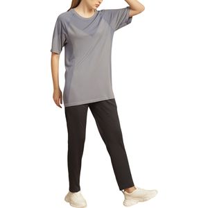 Ensemble de vêtements de sport pour femmes de qualité supérieure, t-shirt et pantalon, tissu respirant confortable, tenue de sport pour l'entraînement quotidien - Product Image 4