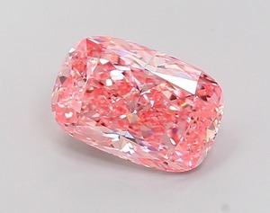 Diamant rose vif fantaisie modifié en forme de coussin de 2,72 carats, cultivé en laboratoire par CVD, clarté VVS2, taille excellente, pierre précieuse non montée pour la création de bijoux - Product Image 1