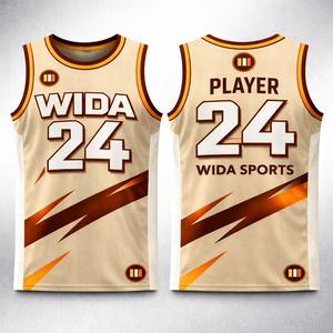 Personnalisez vos propres uniformes de basket-ball d'équipe, ensemble de maillots de basket-ball réversibles, 100% polyester, maillot de basket-ball à séchage rapide, prix avantageux - Product Image 6