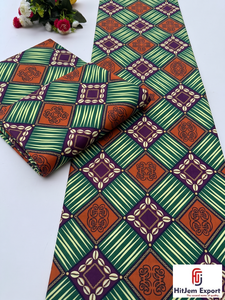 Tela de Algodón Twill Ligera de Alta Calidad con Estampado Africano, Material para Vestidos Ankara, Fabricante de Telas para Exteriores OEM ODM - Product Image 5