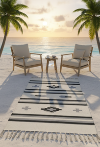 Alfombra/Corredor Rectangular de Algodón Hecho a Mano con Diseño Floral Moderno, Tejido de Lujo, 950gsm, Lavable, Felpa, Reversible, Tres Tonos, Venta al por Mayor - Product Image 3