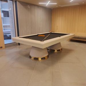 Mesa de billar de lujo personalizada, duradera, con suela sintética envuelta en fieltro de alta velocidad, mesa de billar inglesa para uso en interiores. - Product Image 3