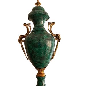 Base de fleurs en malachite pour la décoration de la maison - Product Image 2