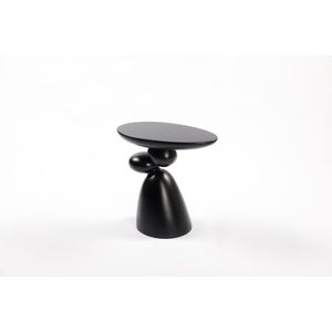 Table d'appoint moderne minimaliste en fibre de verre Lucky Stone pour la décoration intérieure, table basse, table d'angle - Product Image 5
