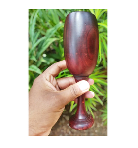 Wood Wine glass Handmade Best Product Acacia Wooden Wine Glass Premium Wooden <b>Drinkware</b> Carefully Made In India - Product Image 6