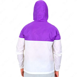 Veste coupe-vent à capuche 3D haute performance pour homme, coupe-vent respirant, coupe-vent, grande taille, avec fermeture à glissière, motif imprimé - Product Image 2